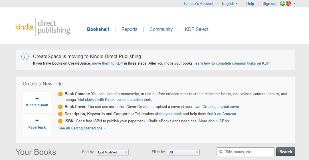 Kindle Direct Publishing