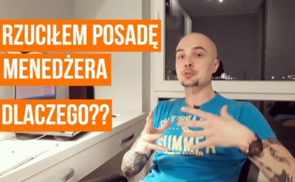 Praca na etacie - dlaczego rzuciłem posadę menedżera?