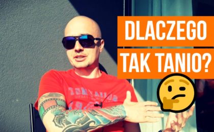 Dlaczego moje kursy są tak TANIE?